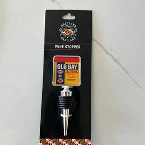 Maryland themed wine stopper.